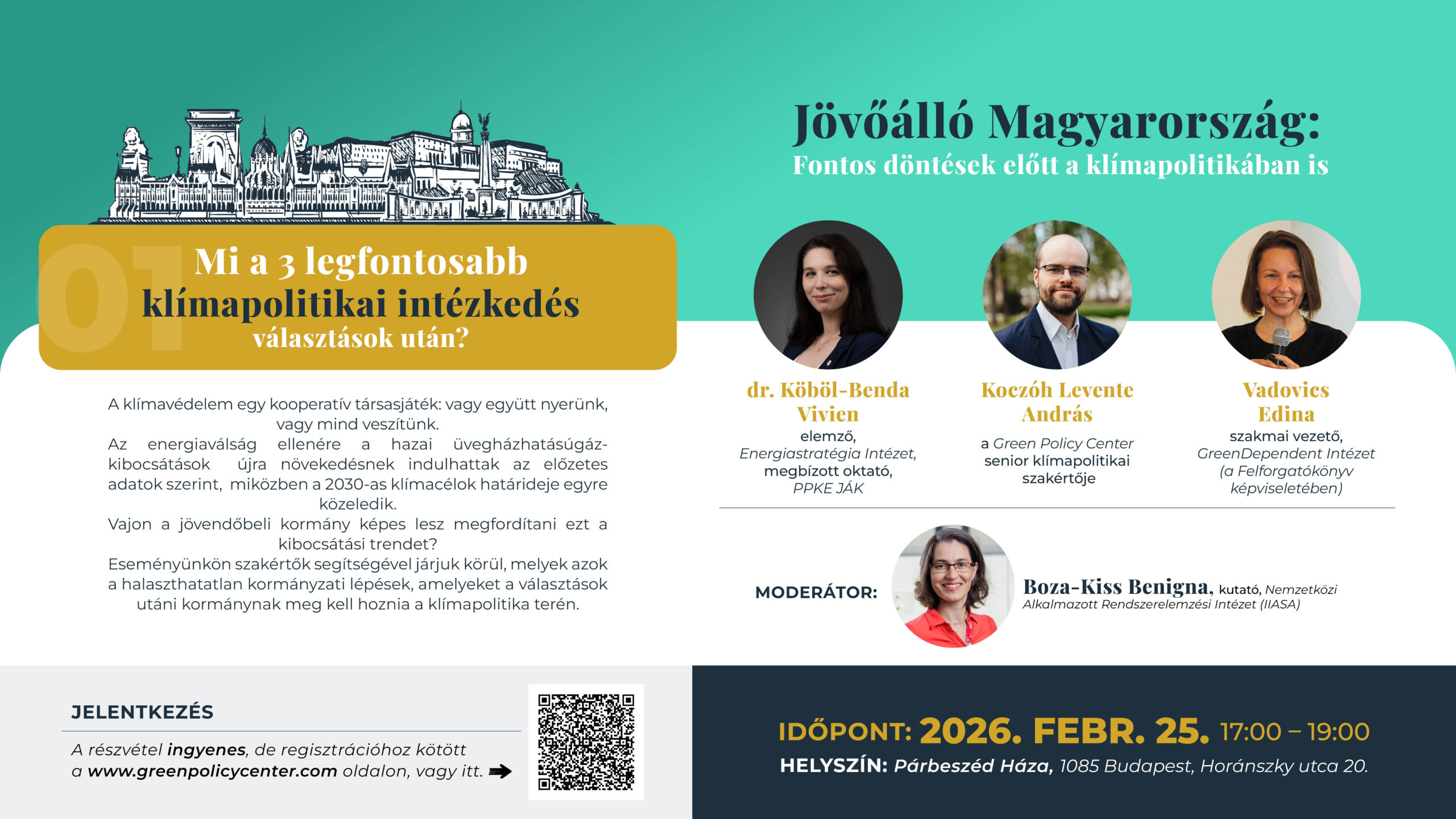 Mi a 3 legfontosabb klímapolitikai intézkedés a választások után? // kerekasztal-beszélgetés