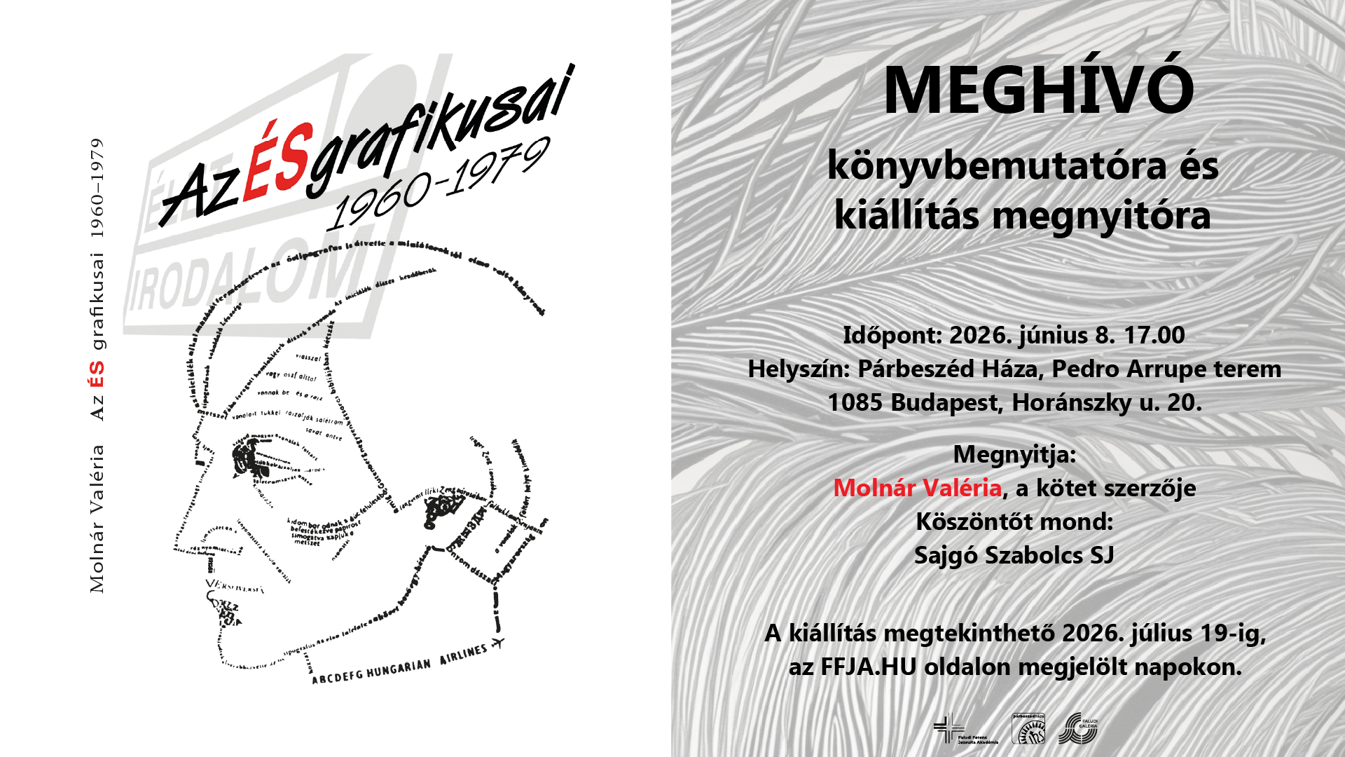 Az ÉS grafikusai 1960-1979 // könyvbemutató és kiállításmegnyitó // 2026. június 8. 17.00